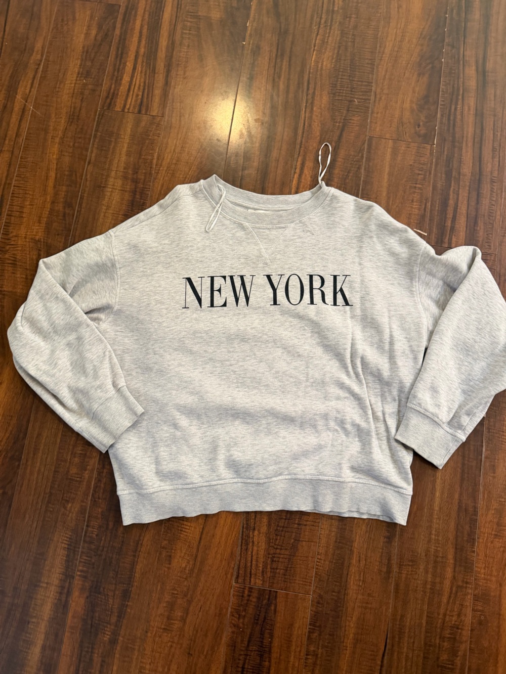 NEW YORK Gray Graphic Sweatshirt